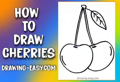 How to draw cherries