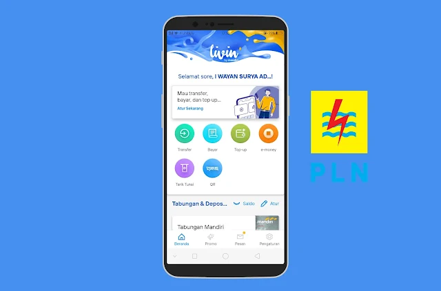 Cara Beli Token Listrik PLN Prabayar di Livin' by Mandiri Terbaru