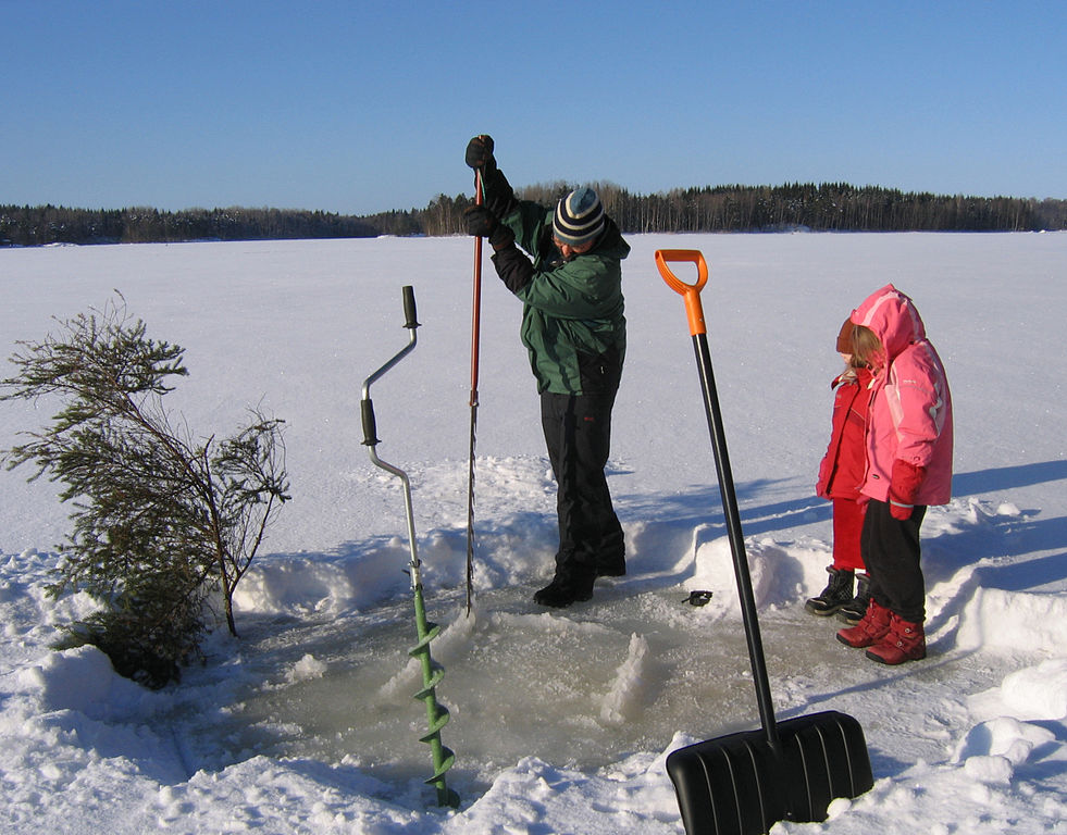Ice Fishing in Finland