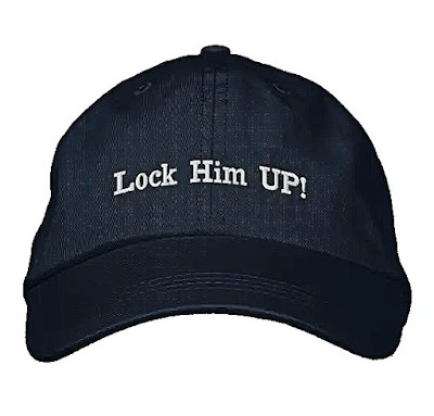 Lock Him UP! Hat for sale on zazzle/gregvan