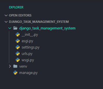 Folder structure after moving the directory.