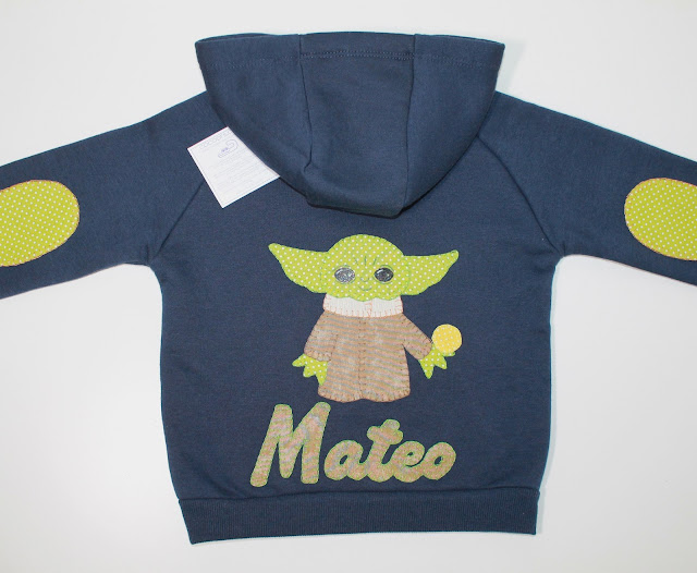 sudadera personalizada Grogu Mandalorian