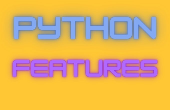 Features of Python Programming
