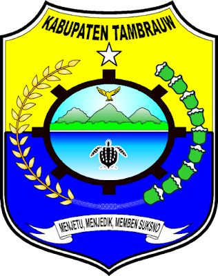 Logo / Lambang Kabupaten Tambrauw - Latar (Background) Putih & Transparent (PNG)