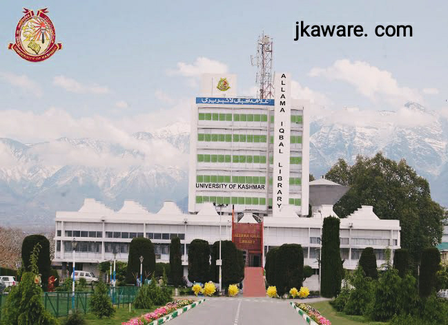 Kashmir University - Submission of online application forms for the posts of Junior Assistants EXTENDED