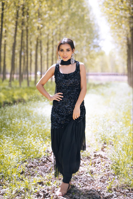 Punjabi Plain Black Salwar Suit