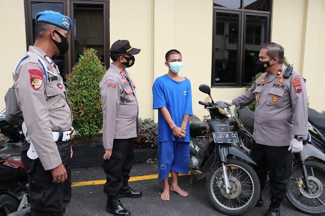 Curi Motor "Boy" Si Anak Punk Akhirnya Meringkuk di Tahanan 