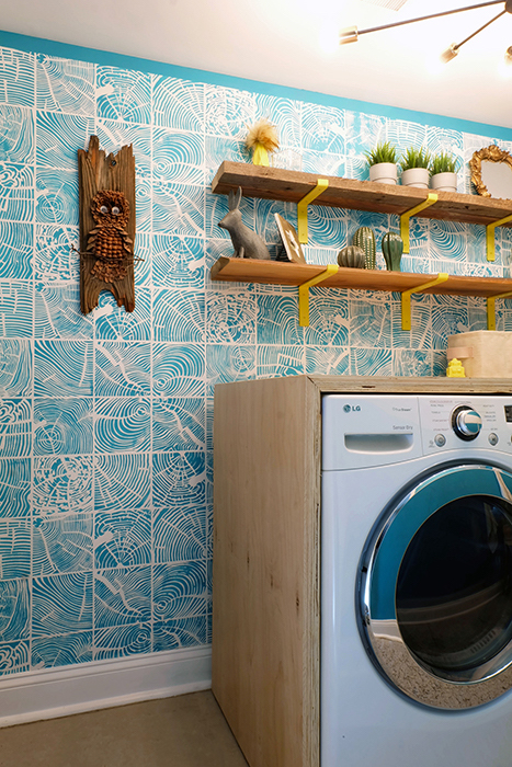 laundry room makeover DIY