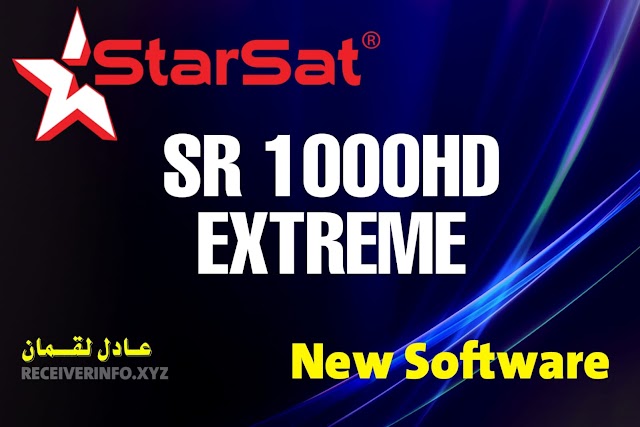 STARSAT SR-1000HD EXTREME NEW SOFTWARE UPDATE DOWNLOAD