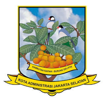 Logo / Lambang Kota Administrasi Jakarta Selatan - Latar (Background) Putih & Transparent (PNG)