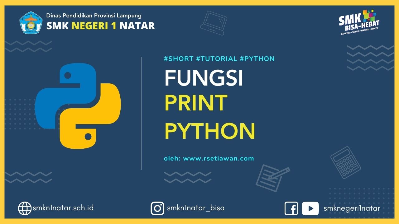 Fungsi print python