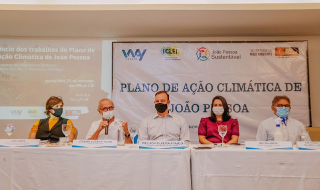 Cícero Lucena abre evento que inicia os trabalhos de elaboração do Plano de Ação Climática de João Pessoa