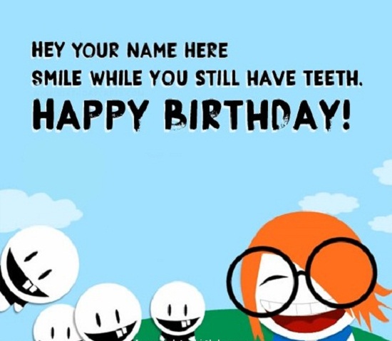 funny happy birthday cards