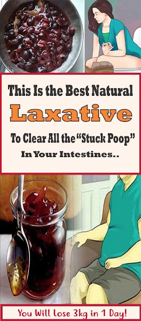 This is the Best Natural Laxative to Clear all the “Stuck Poop” in Your Intestines… You Will Lose 3 Kg in 1 Day!