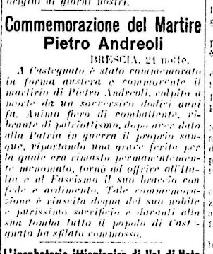 "POPOLO D'ITALIA" - 22 NOVEMBRE 1934 BRESCIA