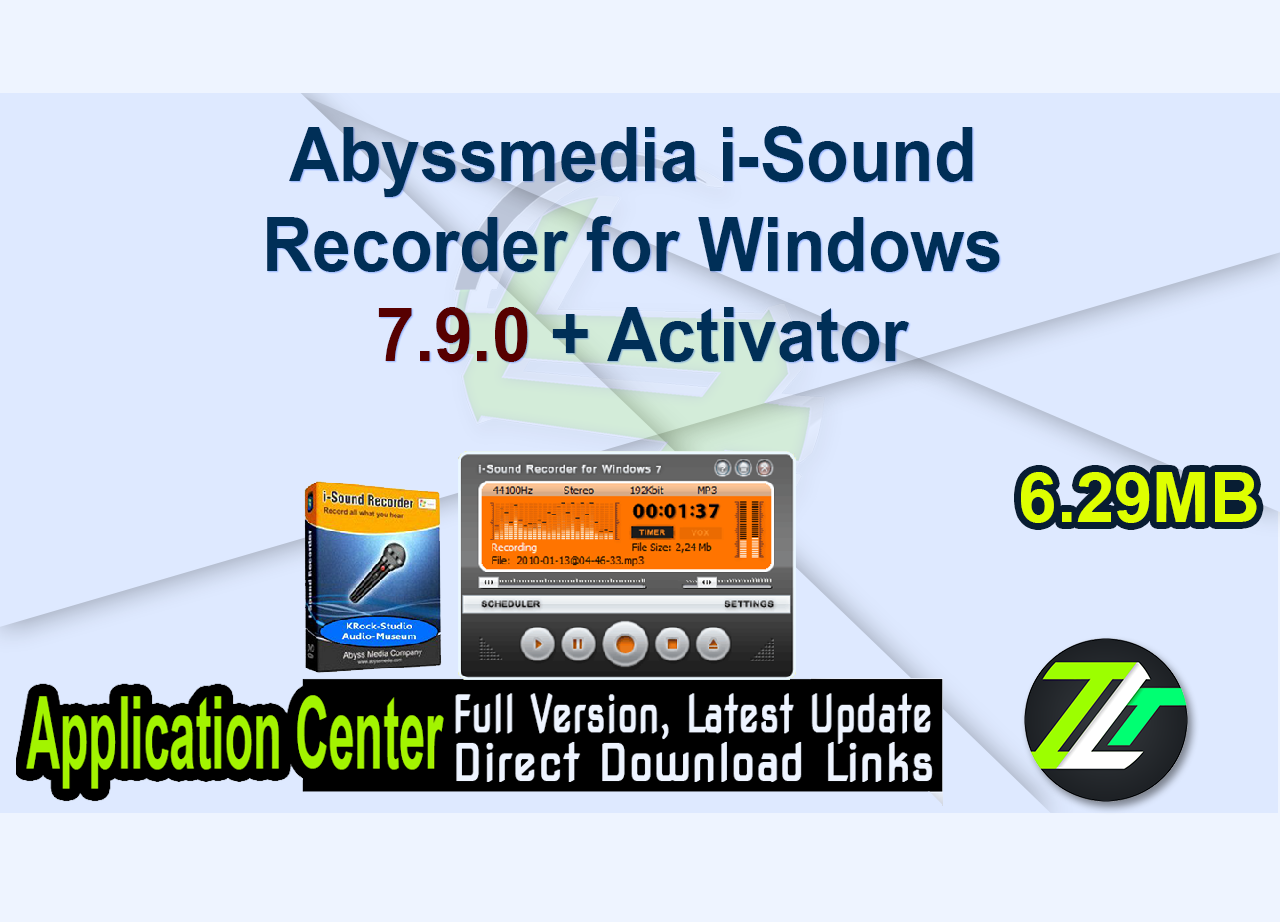 Abyssmedia i-Sound Recorder for Windows 7.9.0 + Activator