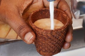 Edible Tea Cups Making