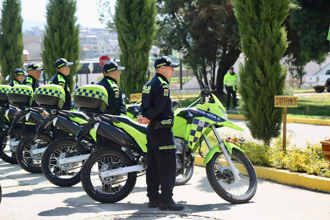 Gobierno de Boyacá recibió las llaves de 31 motocicletas para reforzar la seguridad de 7 municipios