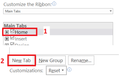 Menambah Tab dan Grup Pada Ribbon di Powerpoint