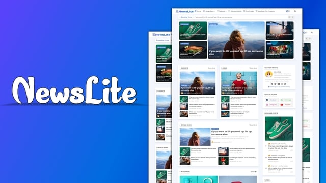 NewsLite - Magazine & News Blogger Template - Responsive Blogger Template