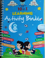 Image of an front page of learning activity binder