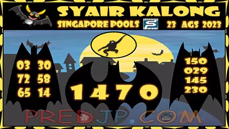 Prediksi Kalong SGP Hari Ini Jitu 23 Agustus