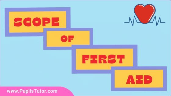 What Are The 3 Main Scope Of First Aid Explain? |Lets Discuss In Detail 3 Main Scope Of First Aid -  Diagnosis, Treatment, Disposal | First Aid Scope - www.pupilstutor.com