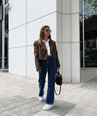 O blazer continuará em alta mas agora veremos muito na versão cropped, eu amei!