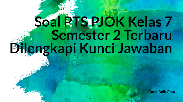 gambar soal PTS PJOK kelas 7 semester 2