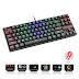 Redragon K552 Gaming Keyboard Mechanical 87 Key RGBLED Backlit Mechanical Computer illuminated Keyboard with Blue Switches