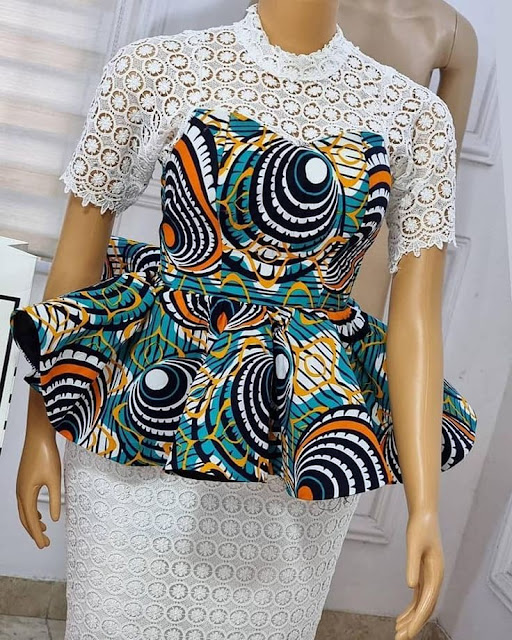 Ankara and Lace Combination Styles For Ladies In 2021 and 2022