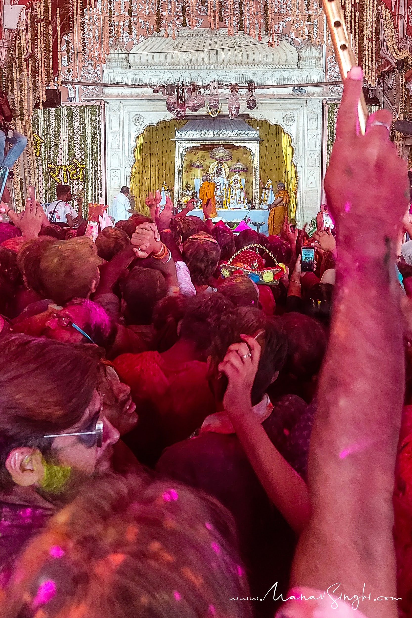 Holi Festival at Govind Dev Ji Temple Jaipur