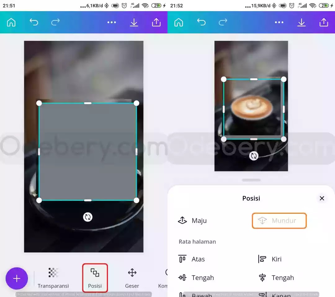 Cara Membuat Efek Glassmorphism di Canva