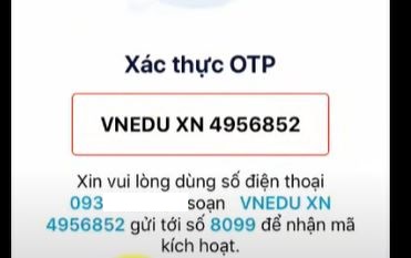 Cách lấy lại mật khẩu đăng nhập trên ứng dụng VNEDU Connect 1