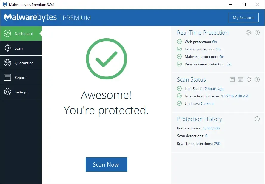 Malwarebytes - anti malware terbaik pc dan laptop