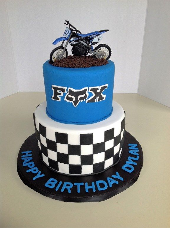 dirt bike cake