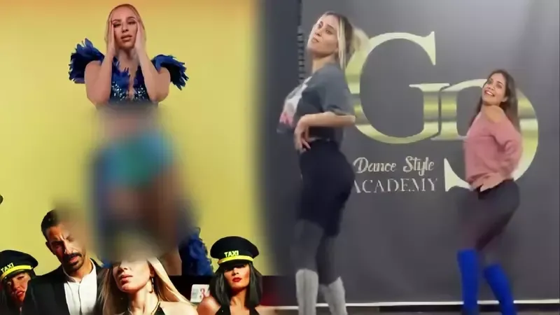 بالفيديو نرمين صفر تقدم دروس رقص بعد انتشار كليب جيبولو تاكسي