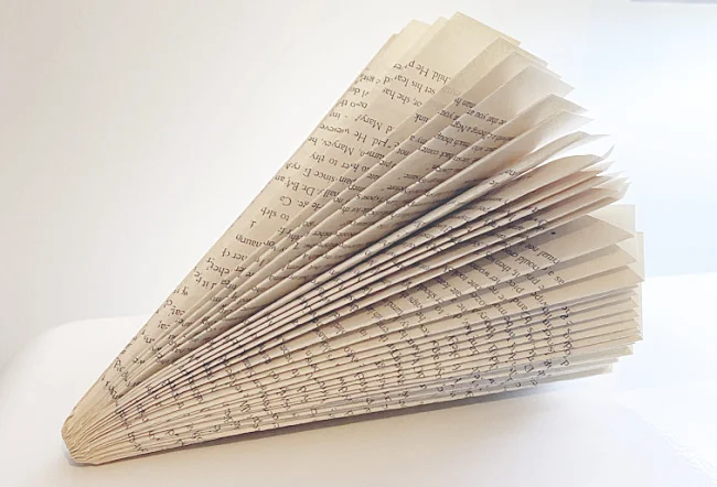 folded book cone