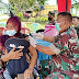 Serbuan Vaksinasi TNI Kodim 0420 Sarko Wujudkan Masyarakat Sehat