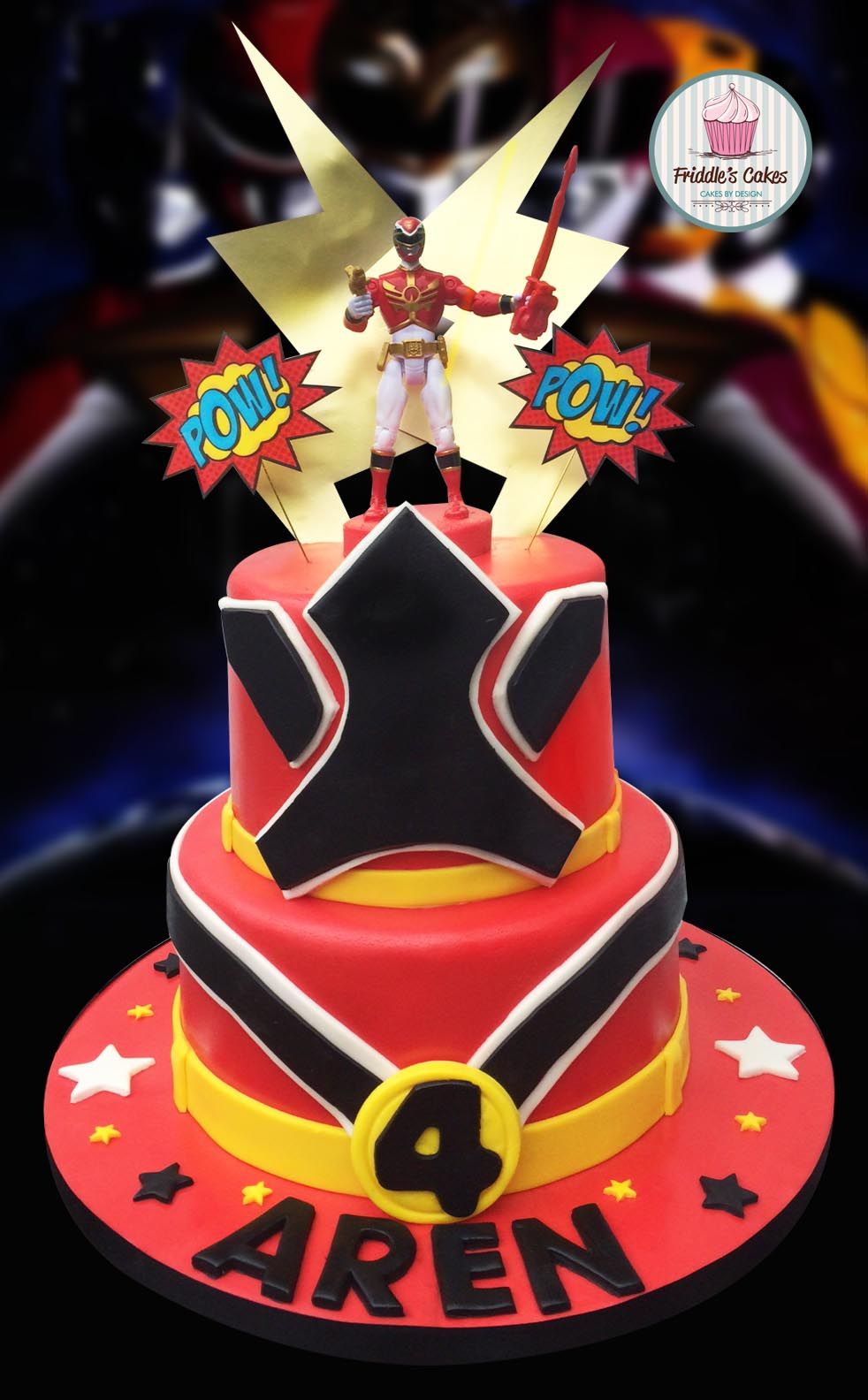 power ranger cake ideas