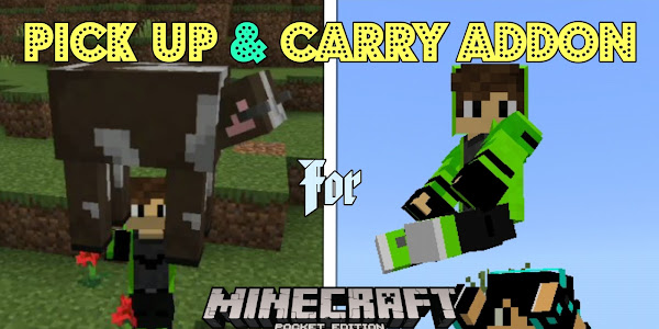 Pick Up & Carry Addon For Minecraft PE