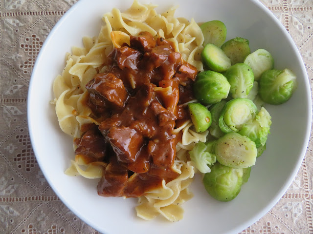 Tender Beef and Noodles for Two