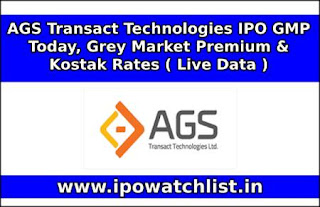 AGS Transact Technologies IPO GMP