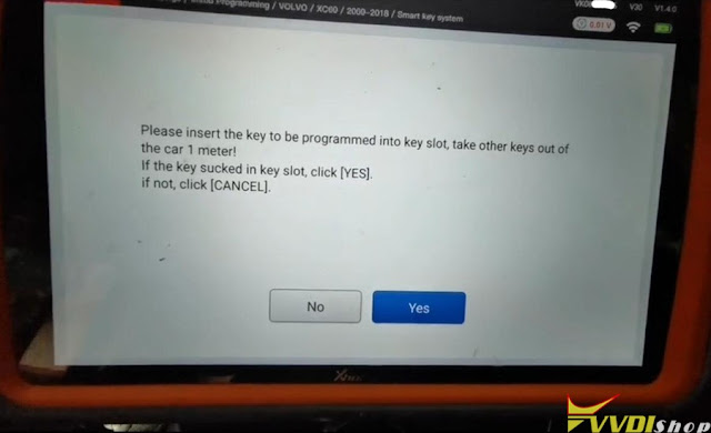 VVDI Key Tool Plus Adds Volvo XC60 Smart Key 12