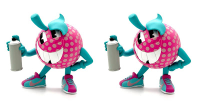 Atomik Orange “Vice Dots” Edition Vinyl Figure by Atomik x UVD Toys