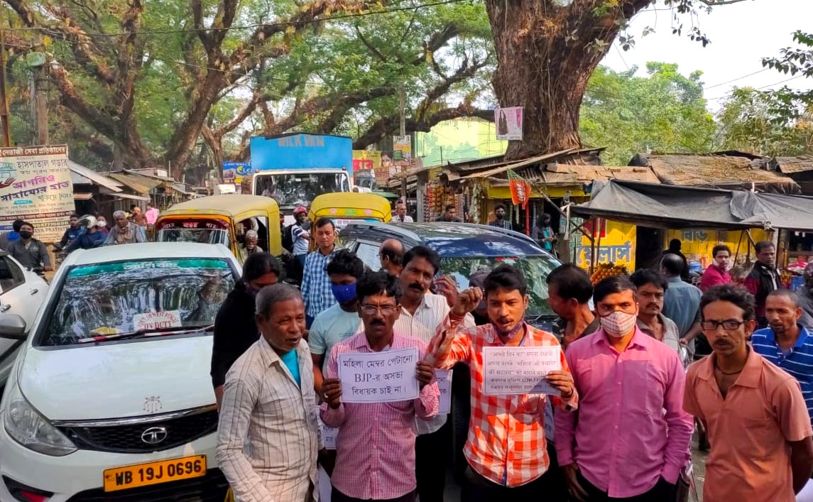 BJP-road-blockade