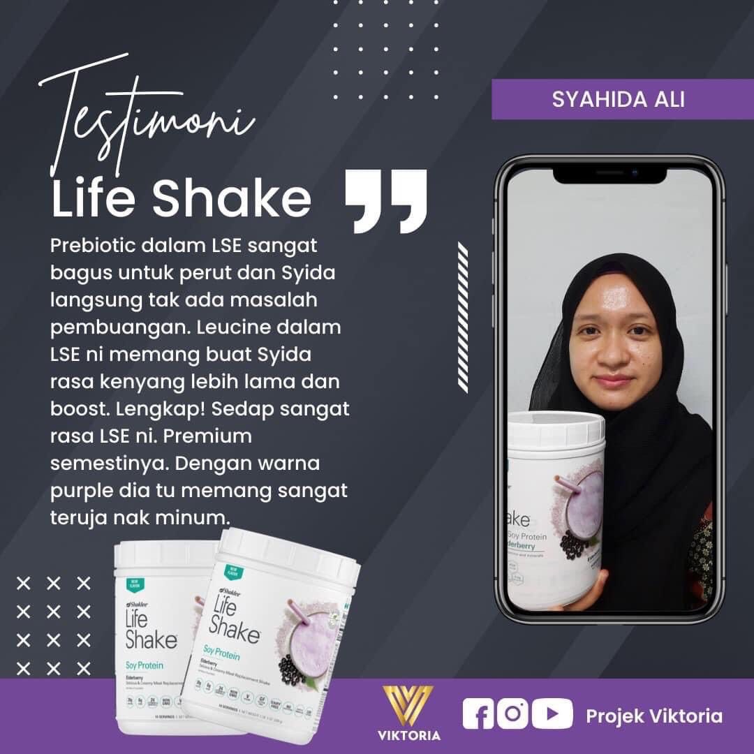 Testimoni Minum Life Shake Elderberry Shaklee Review