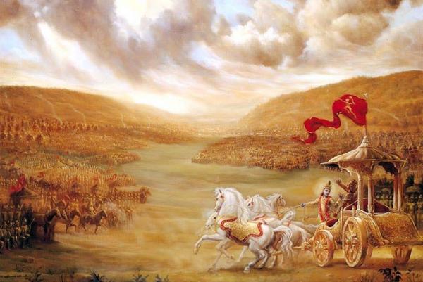 The battle of Kurukshetra