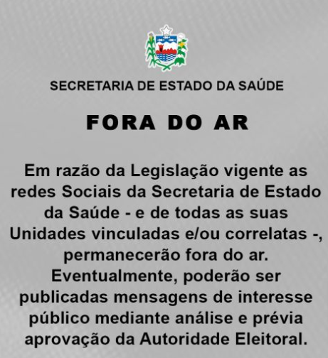 Apagão nos dados Covid-19 em Alagoas - alegam período eleitoral !!!