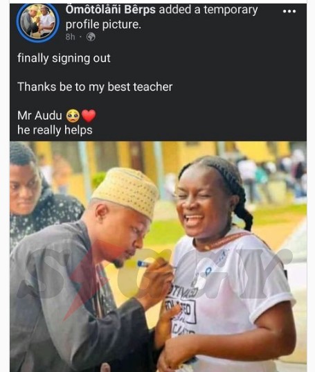 See Female Student Sign Out Celebration That Got People Talking (Photo)